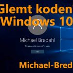 Glemt bruger kode til Windows 10?