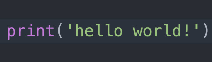 Hello World! er det første du skriver på skærmen, når du starter med at lære at programmere